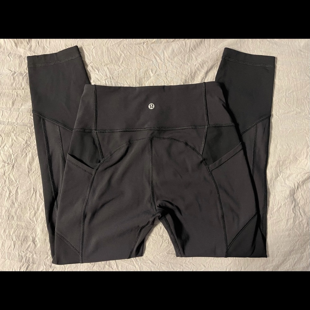 NWOT Lululemon All The Right Places Crop 23" Black